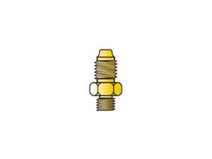 RACORD M12X1 - 3/8 24GUNF macho
