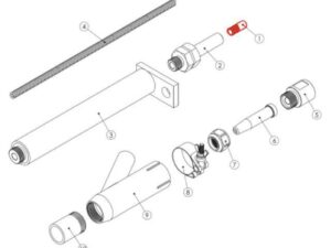GUIA ENTRADA HILO ø 1,6 - ø 3,2 SUB ARC 1200