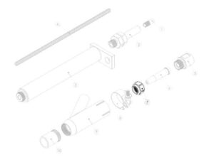 TUERCA SUJ. TUBO CTO.  ANTORCHA SUB ARC 1200