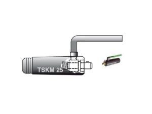 BORNE TIG 25 M12X1 TUBO GAS DE 2m