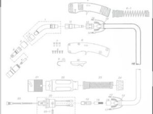 CABLE COAXIAL BERNARD 350A 4,5 m