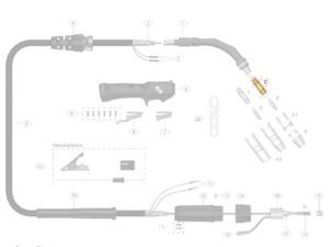 Portatubo cto. Laton Antorcha M4