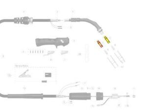 Portatubo cto. Cobre Antorcha M4
