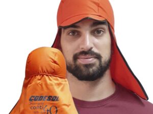 GORRA NARANJA CODESOL CUBRECUELLO