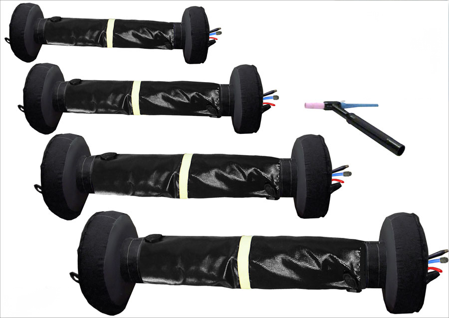 Purga de tubos y tuberías,sistemas hinchables