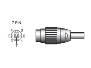 CONECTOR TUCHEL-STECKER 7 PINES  TIP TIG