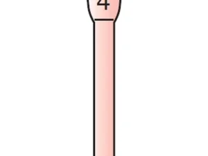 TOBERA LARGA SINTIG 9/20 ø 6,5 Nº4 (L=89mm)